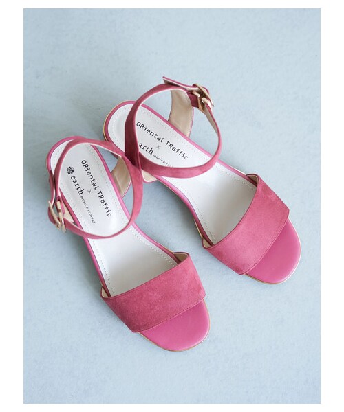 earth music&ecology（アースミュージックアンドエコロジー）の「ORiental TRaffic ミドルヒールサンダル（シューズ・ブラック/レッド/ベージュ/ブラウン・S/M/L/LL）」の12枚目の写真