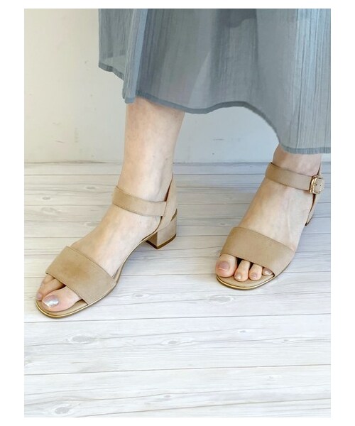 earth music&ecology（アースミュージックアンドエコロジー）の「ORiental TRaffic ミドルヒールサンダル（シューズ・ブラック/レッド/ベージュ/ブラウン・S/M/L/LL）」の2枚目の写真