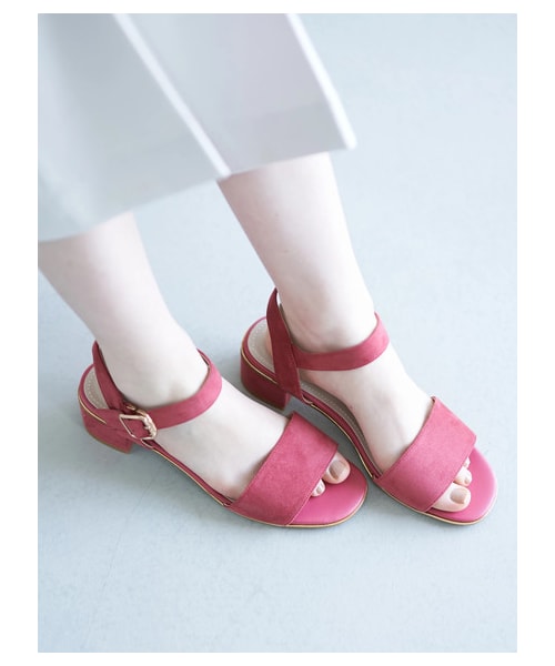 earth music&ecology（アースミュージックアンドエコロジー）の「ORiental TRaffic ミドルヒールサンダル（シューズ・ブラック/レッド/ベージュ/ブラウン・S/M/L/LL）」の5枚目の写真