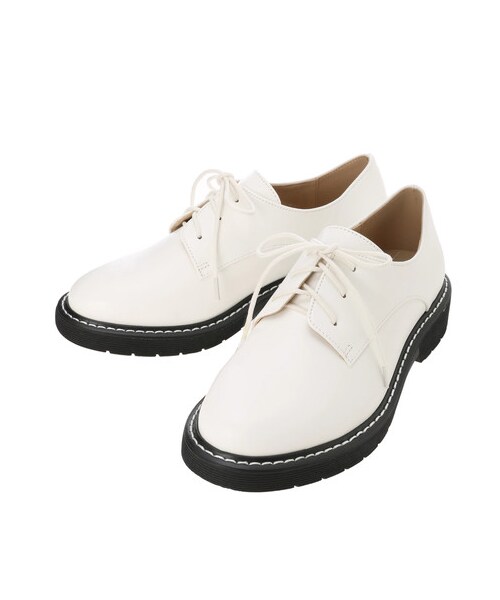 earth music&ecology（アースミュージックアンドエコロジー）の「【Special Price】ORiental TRaffic OXフォードシューズ（シューズ・ホワイト/ブラック・S/M/L）」の8枚目の写真