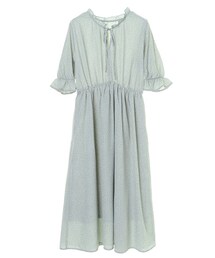 earth music&ecology | ドットネックリボンワンピース(ワンピース/ドレス)