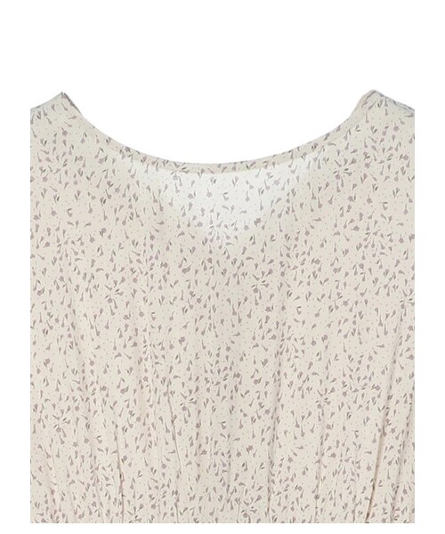 earth music&ecology(アースミュージックアンドエコロジー)の「ウエスト切替えワンピース(ワンピース/ドレス・ブラック/ライトベージュ/サックスブルー・F)」の3枚目の写真