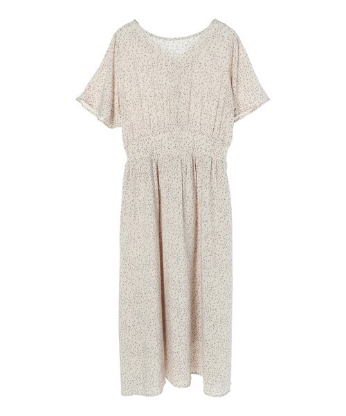 earth music&ecology(アースミュージックアンドエコロジー)の「ウエスト切替えワンピース(ワンピース/ドレス・ブラック/ライトベージュ/サックスブルー・F)」の10枚目の写真