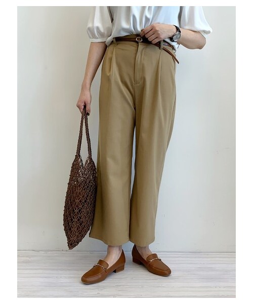 earth music&ecology（アースミュージックアンドエコロジー）の「【Special Price】細ピンレスベルト（ファッション雑貨・ブラック/ブラウン/キャメル・F）」の2枚目の写真