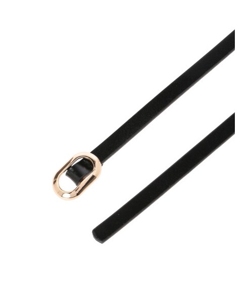 earth music&ecology（アースミュージックアンドエコロジー）の「【Special Price】細ピンレスベルト（ファッション雑貨・ブラック/ブラウン/キャメル・F）」の7枚目の写真