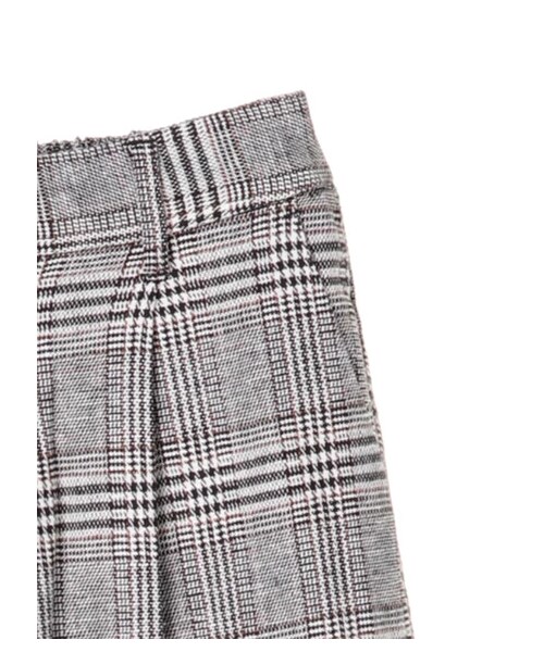 earth music&ecology（アースミュージックアンドエコロジー）の「【Special Price】めちゃはきやす麻混ワイドパンツ（パンツ・ベージュ/ネイビー/エクリュー/チェック・M/L）」の17枚目の写真