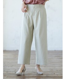 earth music&ecology | 【Special Price】めちゃはきやす麻混ワイドパンツ(パンツ)