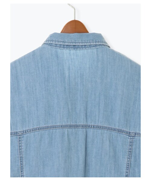 Lugnoncure（ルノンキュール）の「ライトデニムジャケット（ジャケット/アウター・アイボリー/ブルー/ネイビー・F）」の6枚目の写真