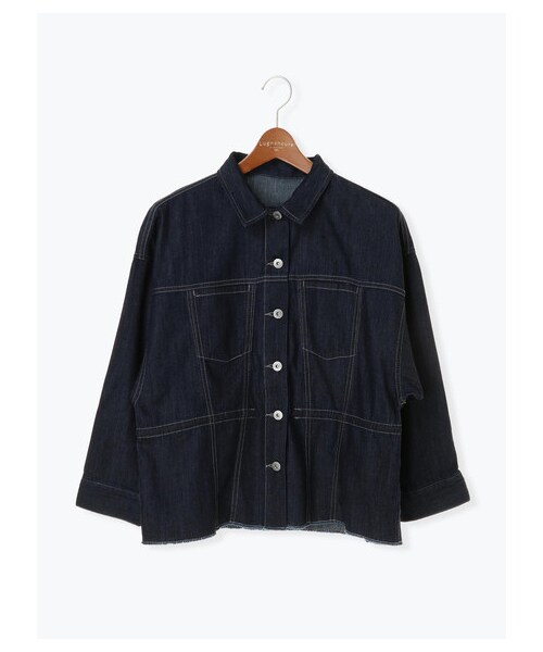 Lugnoncure（ルノンキュール）の「ライトデニムジャケット（ジャケット/アウター・アイボリー/ブルー/ネイビー・F）」の10枚目の写真