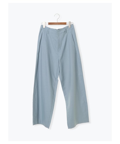Lugnoncure(ルノンキュール)の「【Special Price】リサイクルリネンツイルワイドパンツ(パンツ・オフホワイト/ブラウン/サックスブルー/ネイビー・F)」の10枚目の写真