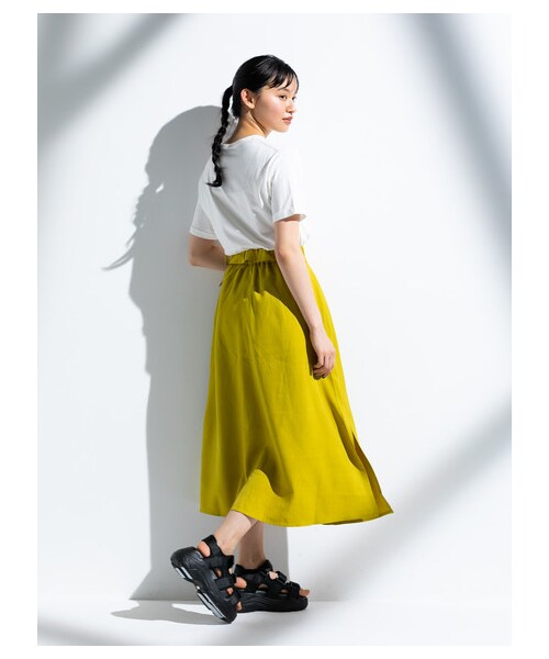 E hyphen world gallery(イーハイフンワールドギャラリー)の「スポーツサンダル(シューズ・オフホワイト/ブラック・M/L)」の8枚目の写真