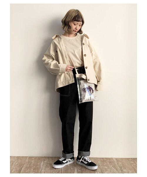 E hyphen world gallery(イーハイフンワールドギャラリー)の「【Special Price】ベーカーテーパードパンツ(パンツ・ライトインディゴ/ブラックインディゴ・F)」の15枚目の写真