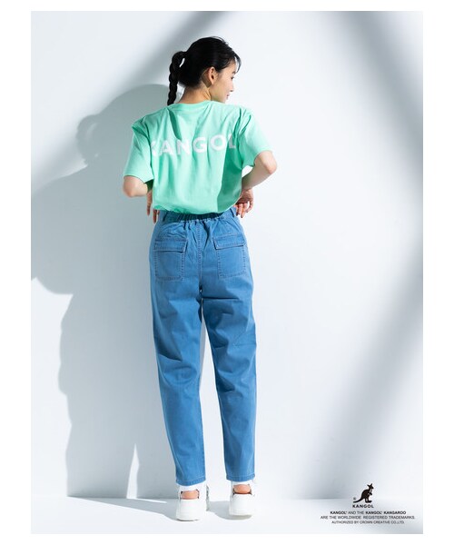 E hyphen world gallery(イーハイフンワールドギャラリー)の「【Special Price】ベーカーテーパードパンツ(パンツ・ライトインディゴ/ブラックインディゴ・F)」の5枚目の写真