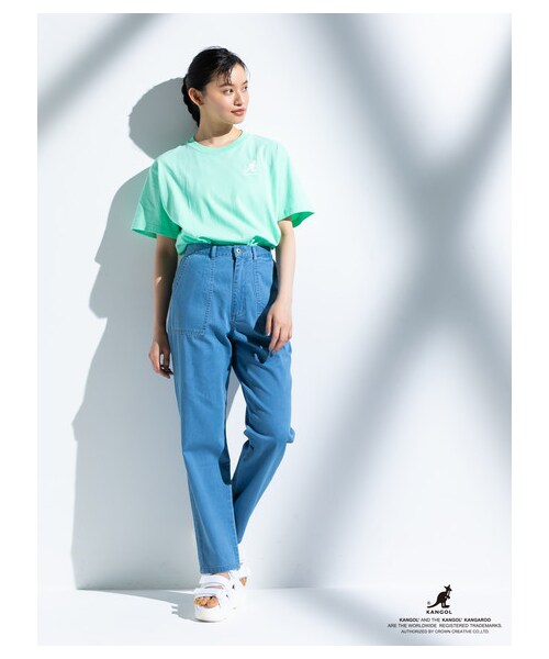 E hyphen world gallery(イーハイフンワールドギャラリー)の「【Special Price】ベーカーテーパードパンツ(パンツ・ライトインディゴ/ブラックインディゴ・F)」の2枚目の写真