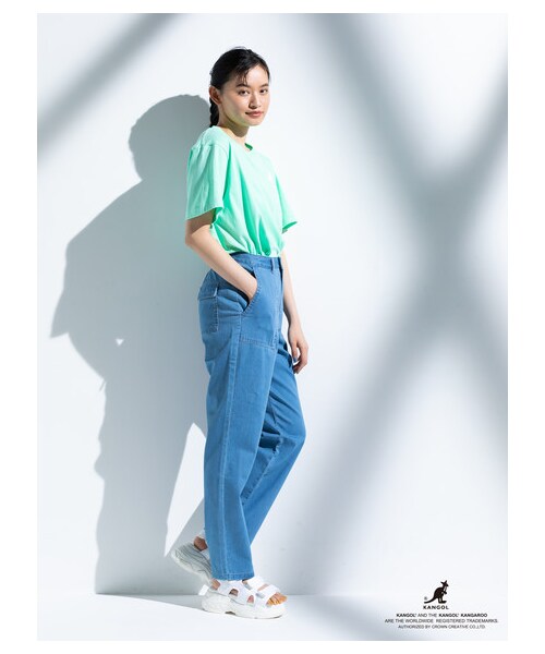 E hyphen world gallery(イーハイフンワールドギャラリー)の「【Special Price】ベーカーテーパードパンツ(パンツ・ライトインディゴ/ブラックインディゴ・F)」の3枚目の写真