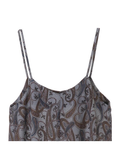 E hyphen world gallery（イーハイフンワールドギャラリー）の「【Special Price】ペイズリーフレアワンピース（ワンピース/ドレス・グレー/ライトカーキ・F）」の10枚目の写真