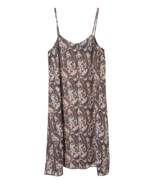 E hyphen world gallery（イーハイフンワールドギャラリー）の「【Special Price】ペイズリーフレアワンピース（ワンピース/ドレス・グレー/ライトカーキ・F）」の14枚目の写真