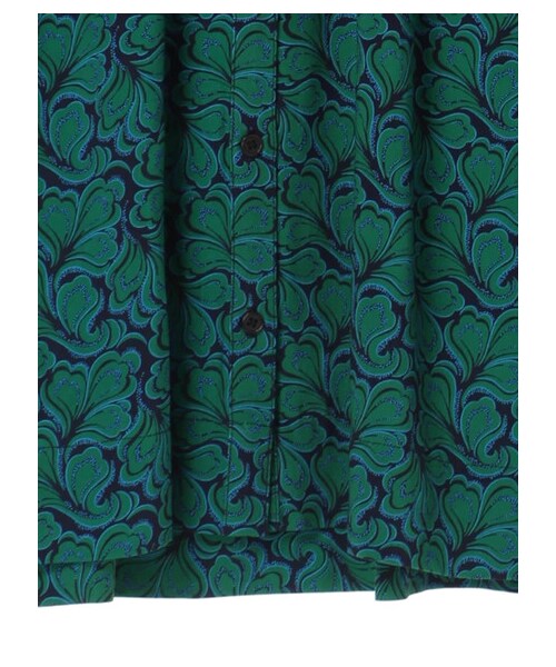 YECCA VECCA(イェッカヴェッカ)の「【Special Price】P.2wayミュルーズプリントブラウス(トップス・アイボリー/グリーン・F)」の5枚目の写真