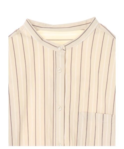 YECCA VECCA(イェッカヴェッカ)の「【Special Price】・ストライプ柄シャツワンピース(ワンピース/ドレス・オフホワイト/ベージュ・F)」の10枚目の写真