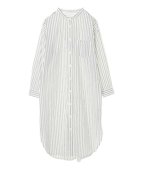 YECCA VECCA(イェッカヴェッカ)の「【Special Price】・ストライプ柄シャツワンピース(ワンピース/ドレス・オフホワイト/ベージュ・F)」の13枚目の写真