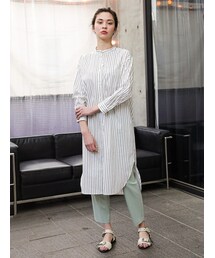 YECCA VECCA | 【Special Price】・ストライプ柄シャツワンピース(ワンピース/ドレス)