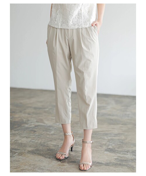 YECCA VECCA(イェッカヴェッカ)の「【Special Price】P.2wayストレッチタックパンツ(パンツ・ライトベージュ/イエロー/ブルーグリーン/ネイビー・S/M)」の14枚目の写真