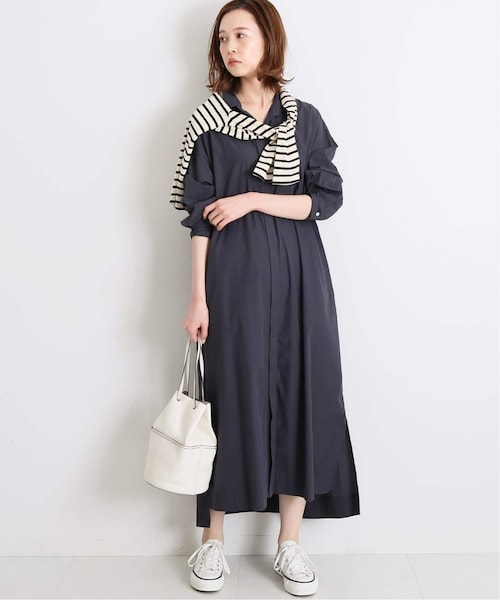 IENA イエナ maison オーガニックシルクシャツワンピース 絹 100% IENA｜Maison IENAシルクコットンシアーシャツ | Rakuten