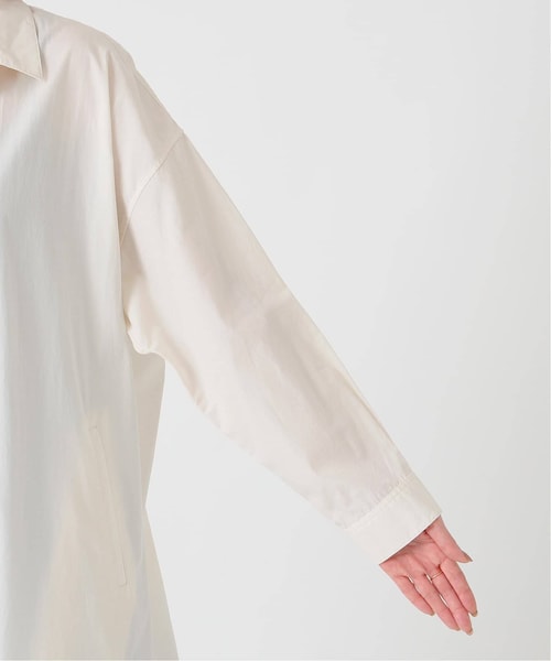 IENA/イエナ　コットンシルク　オーバーサイズ　ロングワンピース　36 IENA イエナ コットンシルクロングシャツワンピース 38サイズ