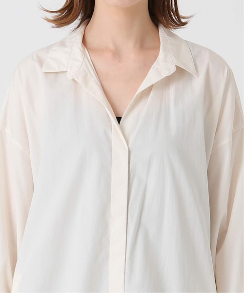 IENA イエナ maison オーガニックシルクシャツワンピース 絹 100% IENA｜Maison IENAシルクコットンシアーシャツ | Rakuten