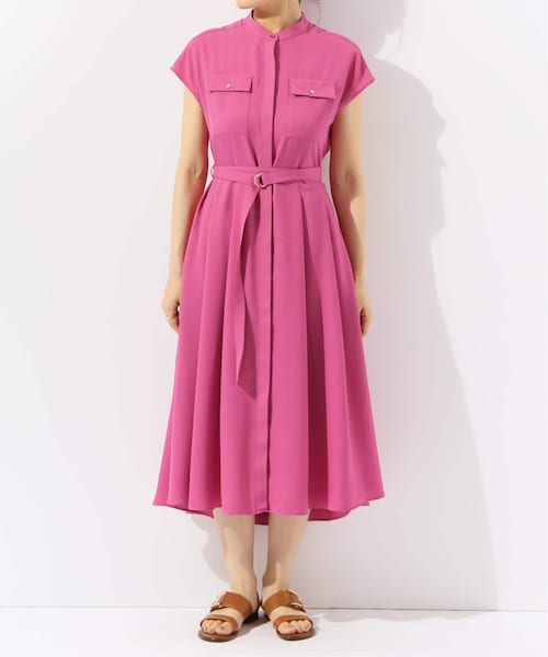 Noble（ノーブル）の「シャツイレヘムフレアワンピース(半袖)（）」 - WEAR