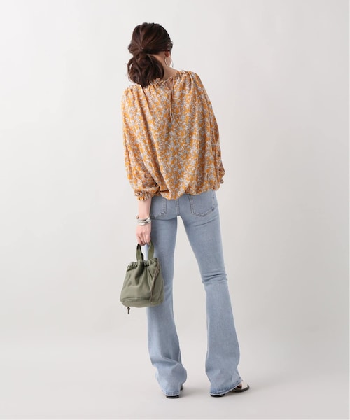 plage プラージュ　LINEN Gather ブラウス セール】linen mesh cape ブラウス（シャツ/ブラウス）｜Plage