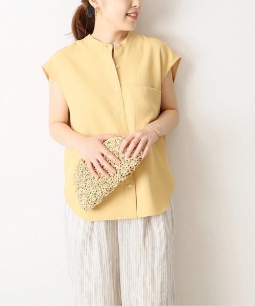 Spick & Span(スピックアンドスパン)の「Peスパンツイルシャツ◆(その他・ブラック D/フリー)」の3枚目の写真