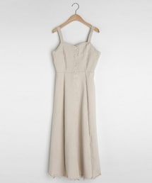 DHOLIC | ボタンスリーブレスワンピース(ワンピース)