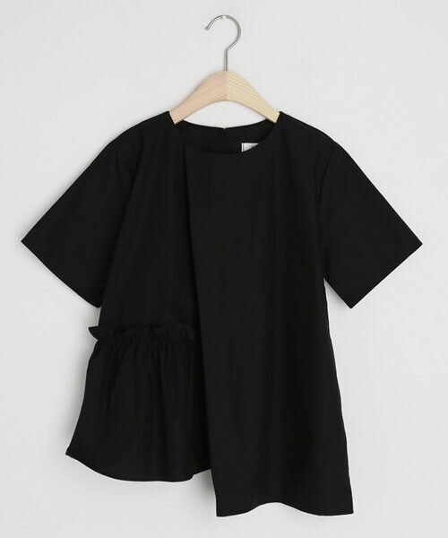 DHOLIC（ディーホリック）の「フリルアシメブラウス（シャツ/ブラウス・レディース・ホワイト/ブラック/ベージュ・FREE）」の2枚目の写真