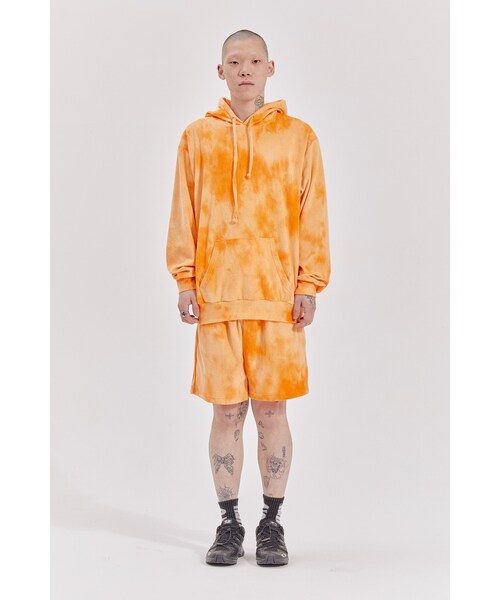 USED FUTURE（ユーズドフューチャー）の「JUICY SHORTS_ORANGE（パンツ）」 WEAR
