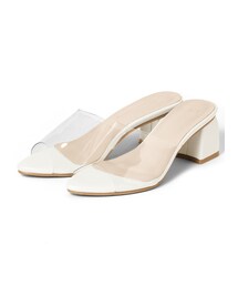 GRL | ポインテッドトゥPVCクリアサンダル(サンダル)