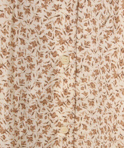 mysty woman（ミスティウーマン）の「フラワー5分袖マキシワンピース（ワンピース/ドレス・レディース・アイボリー/ブラック/ブラウン・F）」の22枚目の写真