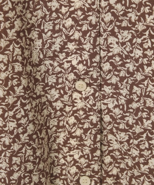 mysty woman（ミスティウーマン）の「フラワー5分袖マキシワンピース（ワンピース/ドレス・レディース・アイボリー/ブラック/ブラウン・F）」の21枚目の写真