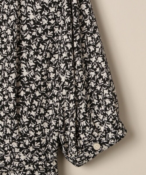 mysty woman（ミスティウーマン）の「フラワー5分袖マキシワンピース（ワンピース/ドレス・レディース・アイボリー/ブラック/ブラウン・F）」の17枚目の写真