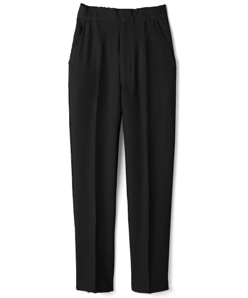 GRL（グレイル）の「リネンライククロップド丈センタープレステーパードパンツ（その他パンツ・レディース・オレンジ/ブラック/ラベンダー/ピンク・S）」の2枚目の写真