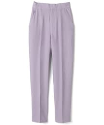 GRL | リネンライククロップド丈センタープレステーパードパンツ(その他パンツ)