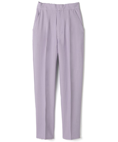 GRL（グレイル）の「リネンライククロップド丈センタープレステーパードパンツ（その他パンツ・レディース・オレンジ/ブラック/ラベンダー/ピンク・S）」の3枚目の写真