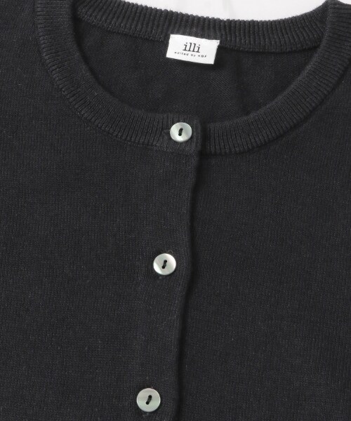 KBF（ケイビーエフ）の「illi 亞麻混紡圓領開襟衫（トップス・レディース・淺膚色/橘色/淺綠色/黑色・one）」の18枚目の写真