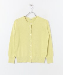 KBF | illi 亞麻混紡圓領開襟衫(トップス)