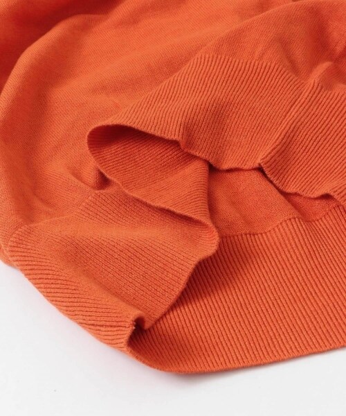 KBF（ケイビーエフ）の「illi 亞麻混紡圓領開襟衫（トップス・レディース・淺膚色/橘色/淺綠色/黑色・one）」の15枚目の写真