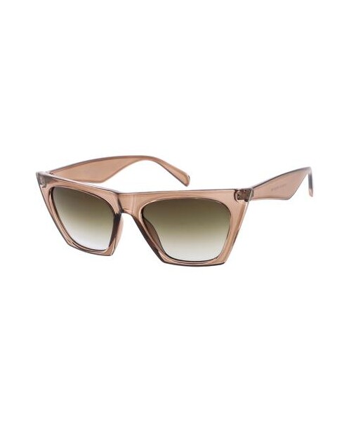 ZeroUV（-）の「Women's Retro Modern Flat Top Cat Eye Sunglasses ...