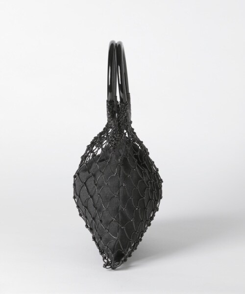 Andemiu（アンデミュウ）の「ラメネットバッグ（バッグ・シルバー/ブラック）」の11枚目の写真