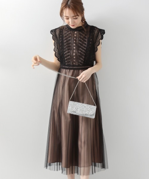 Andemiu（アンデミュウ）の「レースXチュールフレアドレス（）」 - WEAR