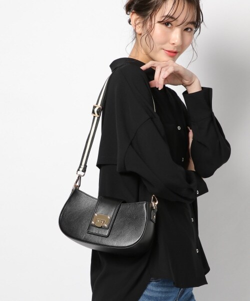 BARNYARDSTORM（バンヤードストーム）の「着せ替えウォレットショルダー（バッグ・ブラック/ライトベージュ）」の5枚目の写真