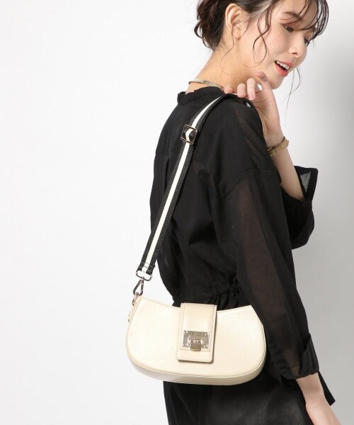 BARNYARDSTORM（バンヤードストーム）の「着せ替えウォレットショルダー（バッグ・ブラック/ライトベージュ）」の9枚目の写真